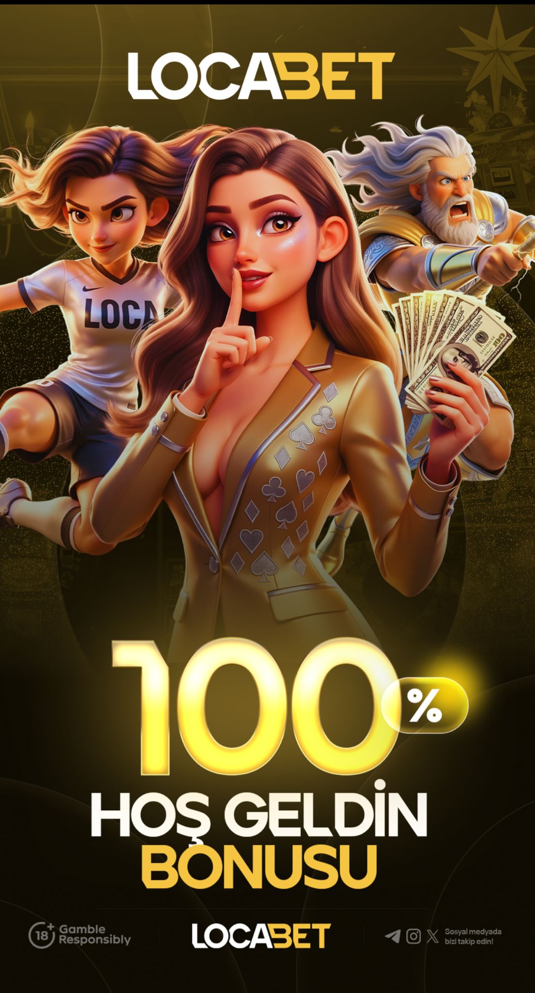 Locabet Hoşgeldin Bonusu - %100